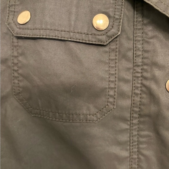 J. Crew Downtown Field Jacket Mossy Brown Olive Size Small Petite - Picture 12 of 17